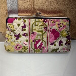 Vera Bradley Floral Quilted Clutch